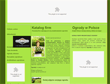 Tablet Screenshot of ogrodywpolsce.pl